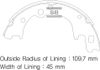 Фото Колодки тормозные задние барабанные HYUNDAI PORTER (не ТАГАЗ) Sangsin SA072PO Sangsin