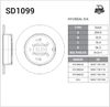 Фото Диск тормозной задний (HI Q) Sangsin SD1099 Sangsin