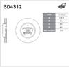 Фото Диск тормозной SANGSIN BRAKE SD4312 Sangsin SD4312 Sangsin