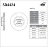 Фото Диск тормозной передний СХ-5 Sangsin SD4424 Sangsin