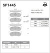 Фото Колодки тормозные SANGSIN BRAKE FORD Exporer 2002-04 задн. Sangsin SP1445 Sangsin