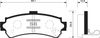 Фото Колодки тормозные NISSAN ALMERA (N15) 1.4-2.0 95-00 задние!!!! Sangsin SP1493 Sangsin