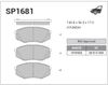 Фото Колодки тормозные передние KIA SOUL PS Sangsin SP1681 Sangsin