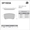 Фото Колодки тормозные задние RENAULT MEGANE III 2008-/SCENIC III 2009- Sangsin SP1903A Sangsin