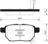 Фото Колодки тормозные зад TOYOTA COROLLA/PONTIAC VIBE 06- Sangsin SP2094 Sangsin