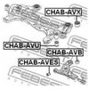 Фото Сайлентблок рычага передний CHEVROLET AVEO (T200) 2003-2008 CHAB-AVES Febest CHABAVES Febest