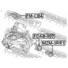 Фото САЙЛЕНТБЛОК ОПОРЫ ТРАНСМИССИИ FORD FOCUS CB4 2008-2011 Febest FDAB007 Febest