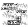 Фото Саленблок пер рыч. Outlander задн. MAB106 FEBEST Febest MAB106 Febest