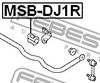 Фото MR589402 MSB-DJ1R ВТУЛКА ЗАДНЕГО СТАБИЛИЗАТОРА D19 FEBEST Febest MSBDJ1R Febest