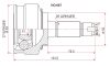 Фото Шрус Honda Fit Jazz GE6-9 L13A L15A 07- Sat HO067 Sat