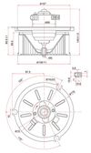 Фото Мотор отопителя салона ISUZU FORWARD FR33 24V (RHD) Sat ST1835611001 Sat