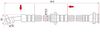Фото ШЛАНГ ТОРМОЗНОЙ FR NISSAN CUBE Z12/NOTE E11/TIIDA Sat ST46210AX00A Sat