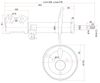 Фото Стойка передняя TOYOTA COROLLA AXIO/FIELDER 06- RH Sat ST4851080343 Sat