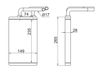 Фото Радиатор отопителя Suzuki TD54/94V/W TA74V/W Sat STSZ833950 Sat