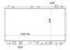 Фото Радиатор Toyota Camry (XV20) 96-02 / Lexus ES 96-01 / Toyota Camry 96-01 / Camry UAE/USA 96-01 / Mar Sat TY0003MCV20 Sat