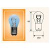 Фото Лампа накаливания P21W/12V/21W (двухконтактная) Magneti Marelli 008529100000 Magneti Marelli