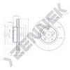 Фото Диск тормозной передний SUBARU OUTBACK 98-10, FORESTER 02-12 Zennek DBD0248 Zennek