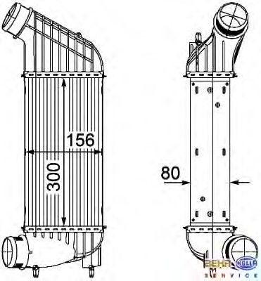 Теплообменник 8ML 376 746-361 Hella