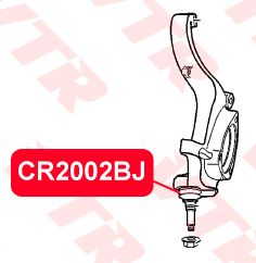 Опора шаровая нижняя передней подвески для Jeep Cherokee (KK) 2007-2012 cr2002bj Vtr