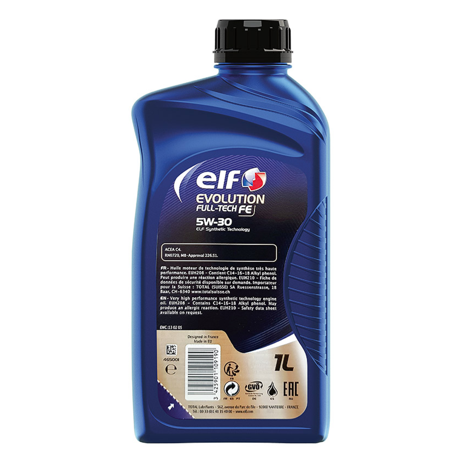 Моторное масло ELF Evolution Full-tech FE 5W-30, 1л 213933 Elf