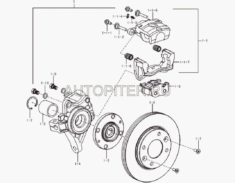 Тормозные колодки передние комплект sl35002 Lifan