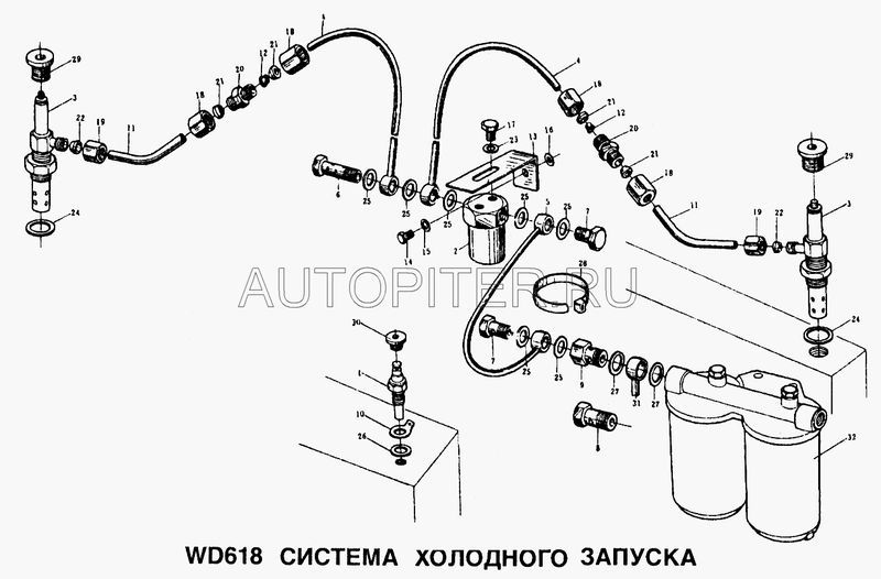 свеча накаливания, 61200090162 Howo