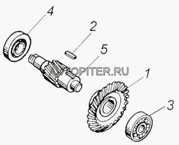 Шестерня ведущая цилиндрическая 53205240211020 Камаз