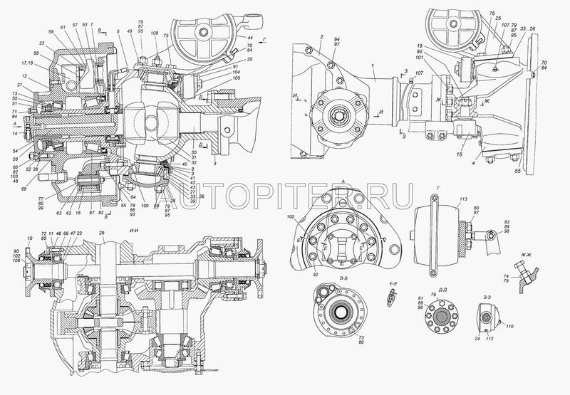 Сальник ступицы Камаз-4310 (130х162х15) (4149-86) 86414930 Камаз