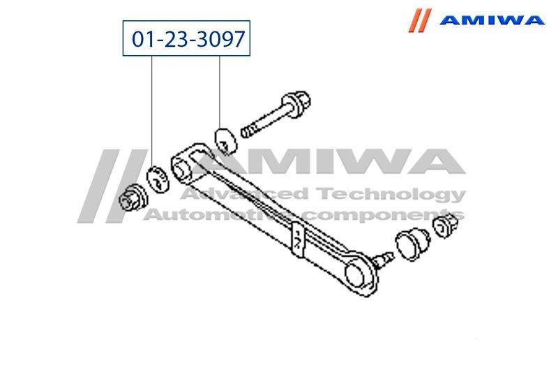 Шайба эксцентриковая (п.з.к) для Mitsubishi Pajero/Montero IV (V8, V9) 2007> 01233097 Amiwa