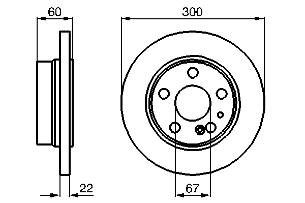 Тормозной диск 0 986 478 566 Bosch