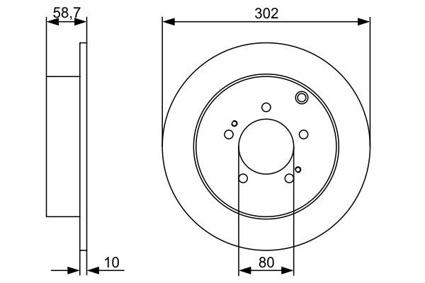 Тормозной диск 0 986 479 318 Bosch