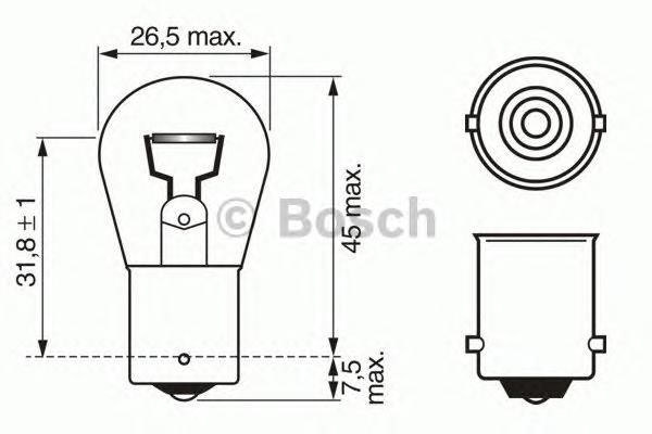 Лампа накаливания 1 987 302 607 Bosch