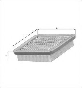 Воздушный фильтр LX 1038 Knecht/Mahle