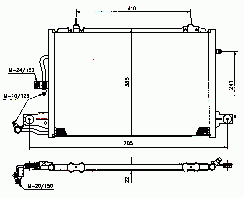 Конденсатор, кондиционер 35031 Nrf