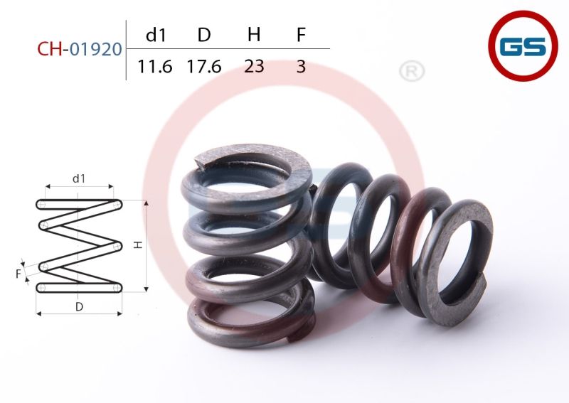 Пружина бокового поджима рулевой рейки, размер 11.6x17.6x23x3 ch01920 GS