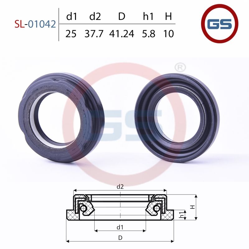 Сальник рулевой рейки 25 37.7/41.24 5.8/10 sl01042 GS