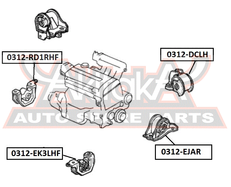 Подушка ДВС 0312ejar Asva