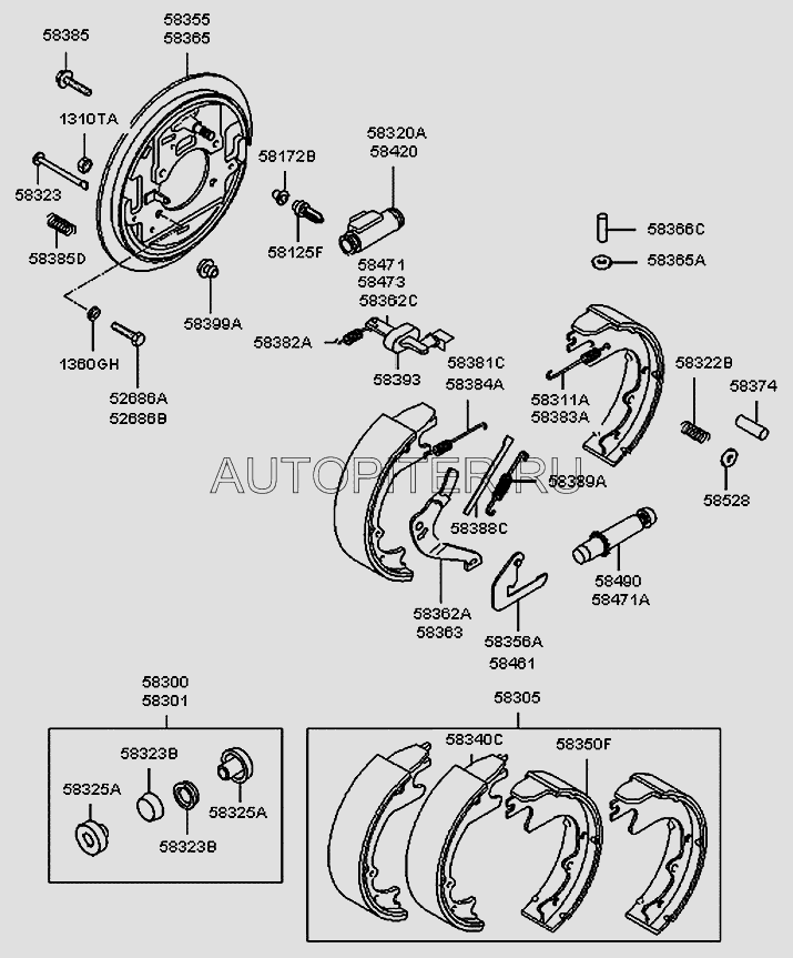 Штуцер цилиндра тормозного 5812544001 Hyundai-Kia