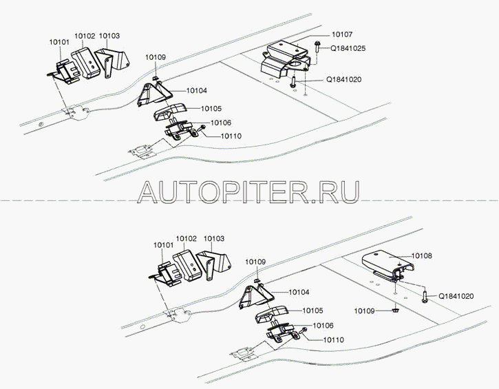 Подушка КПП 4х4 HOVER,SAFE F1 (68 мм) 1706000K01 Great Wall