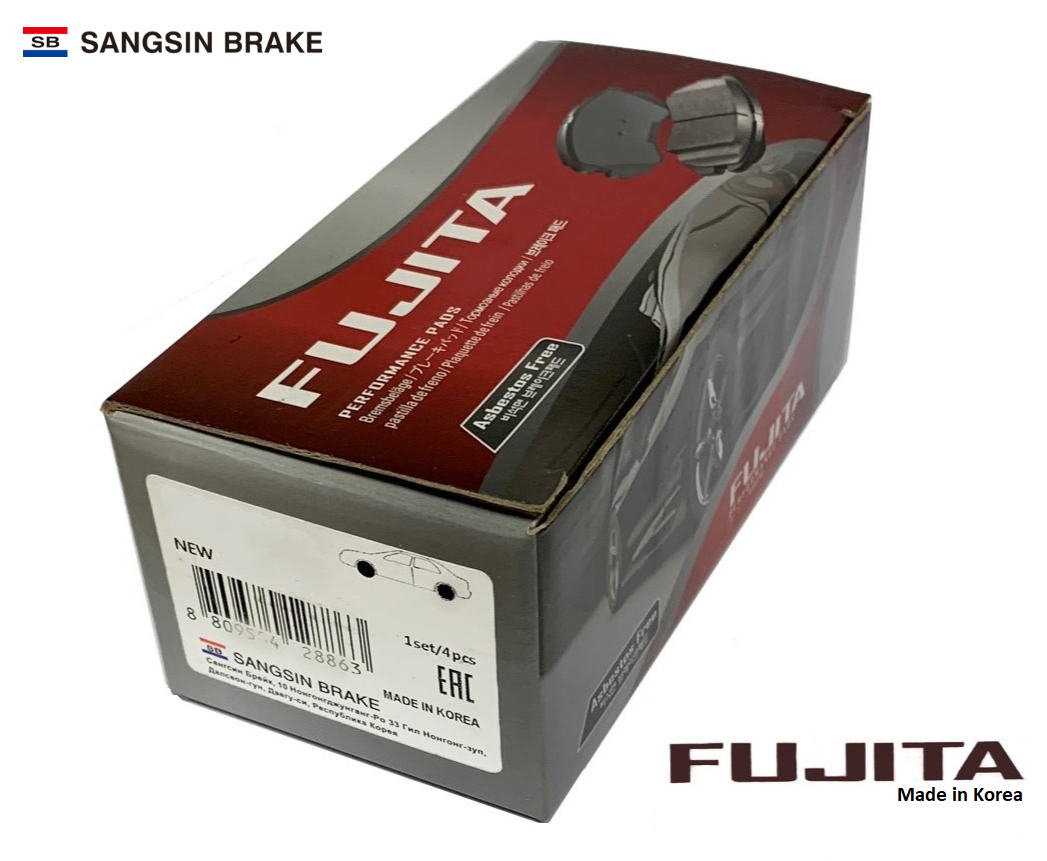 Колодки тормозные задние RP1247 Fujita rp1247 Sangsin