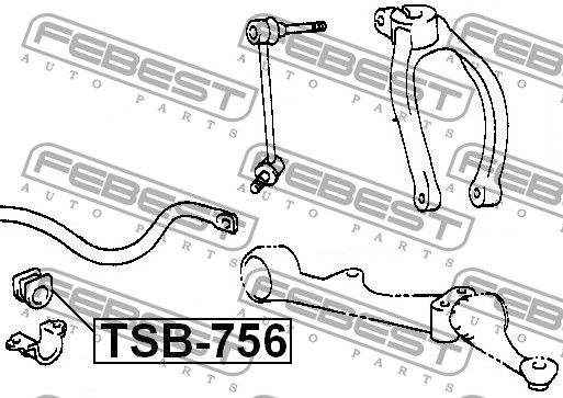 Подвеска TSB756 Febest