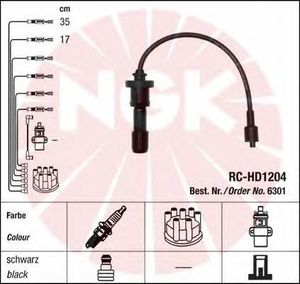 Комплект проводов зажигания 6301 Ngk