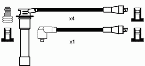 Комплект проводов зажигания 7109 Ngk