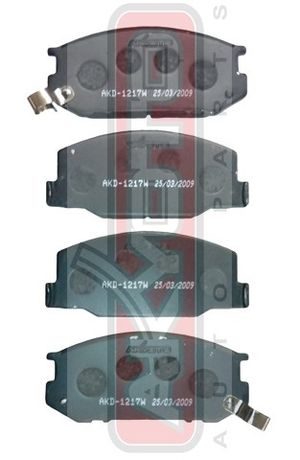 Тормозные колодки 1217-AS (238A/) AKD1217 Akyoto