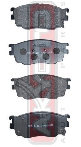 Тормозные колодки передние AKD5418 Akyoto