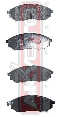Колодки тормозные дисковые передние AKYOTO AKDEG090 Akyoto