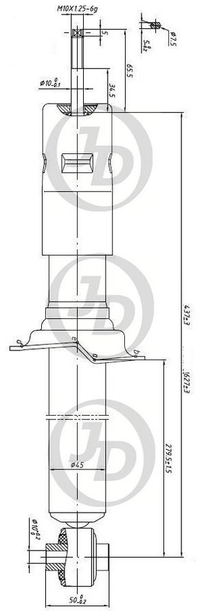 Стойка задняя Honda CF3/4/6 CG7/8/9 CH1 CL1/2/3 jaa0091 Jd