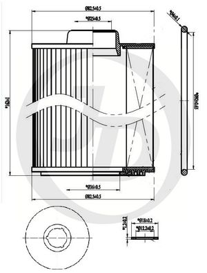 Фильтр масляный картридж jfm0034 Jd