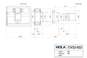 ьпся бмсрпеммхи 26/30 ьк., опюбши CV22022 Hola