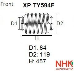 Пружина XPTY594F Nhk
